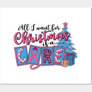 All I Want For Christmas Is A Cure Posters and Art